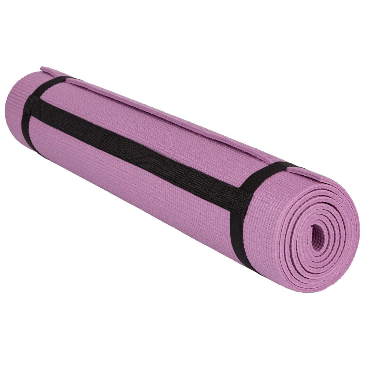 Килимок для йоги Active Point ПВХ 173х61х0,6 см Рожевий