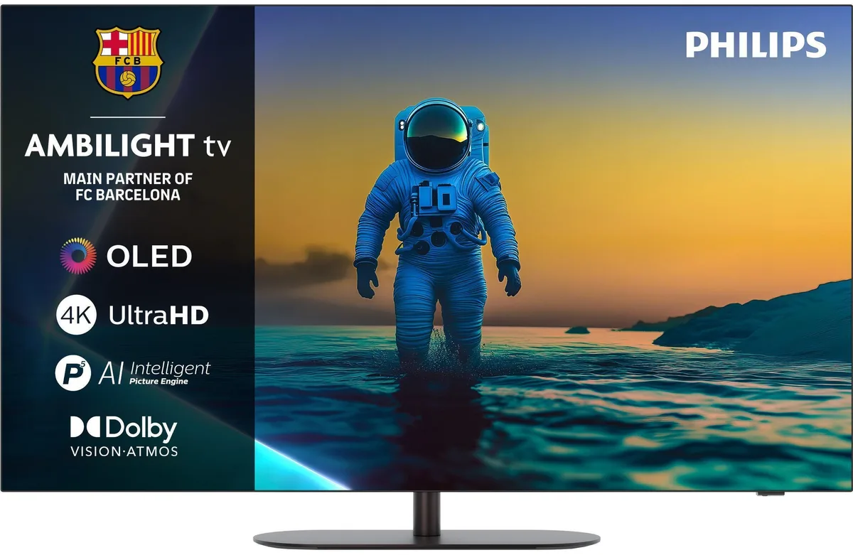 Телевізор Philips OLED 65 дюймів 4K 144Hz Smart Black Ambilight