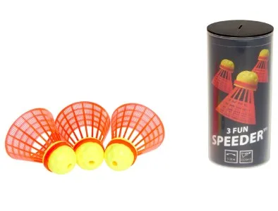 Волани Speedminton Пластик 3 шт Червоні