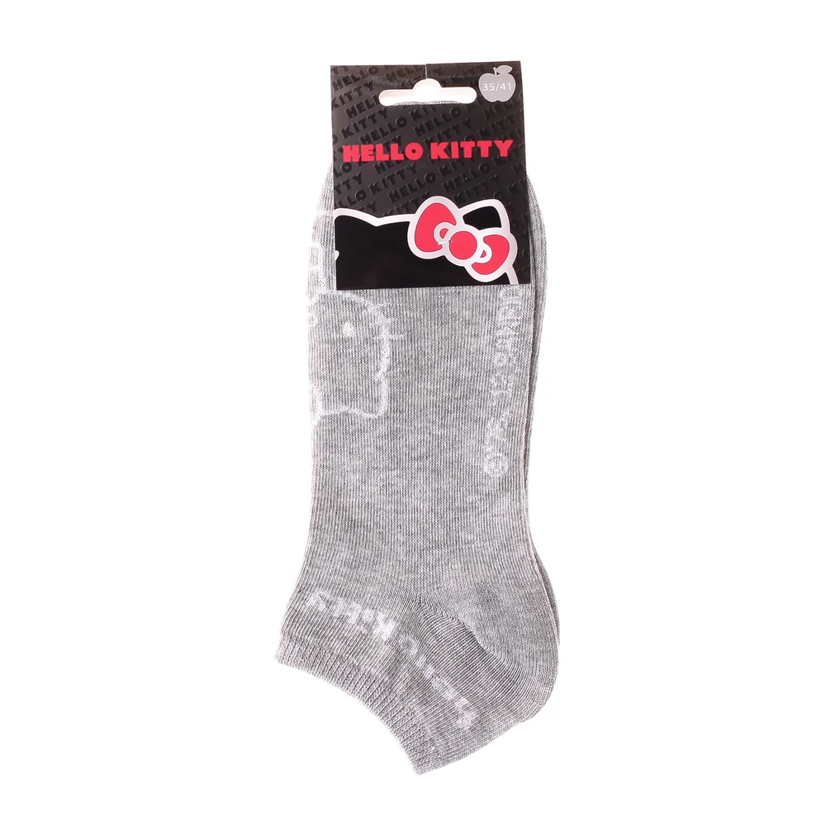 Шкарпетки HELLO KITTY 66% бавовна 35-41 сірі