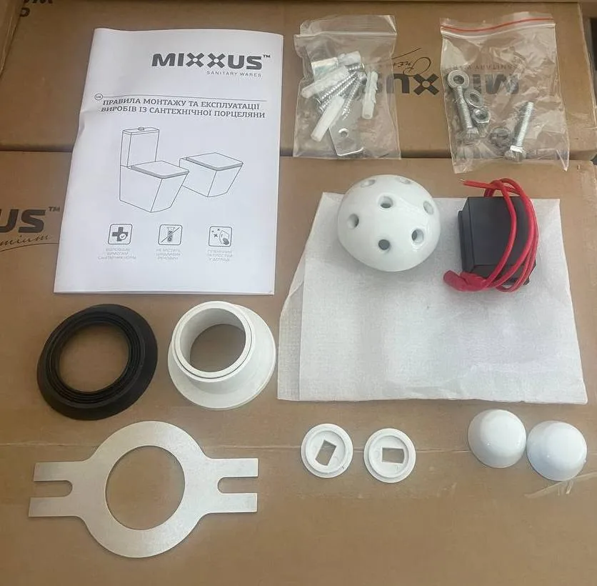 Писсуар подвесной MIXXUS PREMIUM санитарная фарфоровая 330x245x545 мм Белый с ИК датчиком