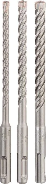 Набір бурів Bosch бетон SDS-Plus 6 8 10 мм 3 шт