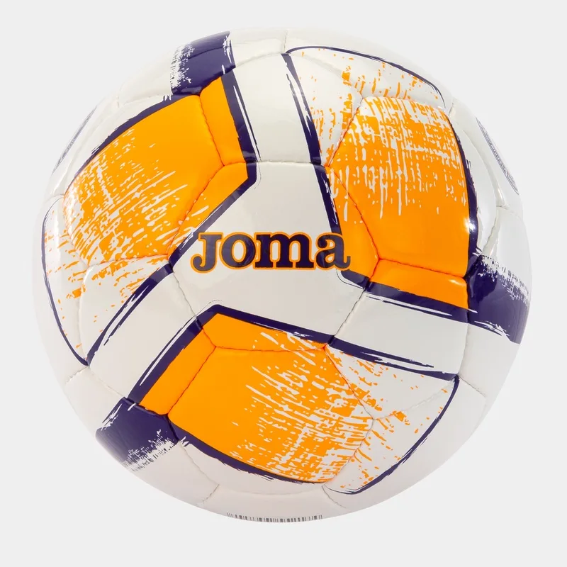 Футбольний м'яч Joma поліурітан 5 білий помаранчевий