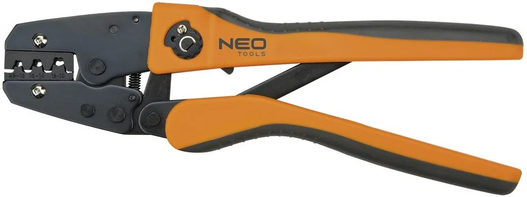 Обтискні кліщі Neo Tools для неізольованих наконечників 0.25-4 мм2, 250 мм.