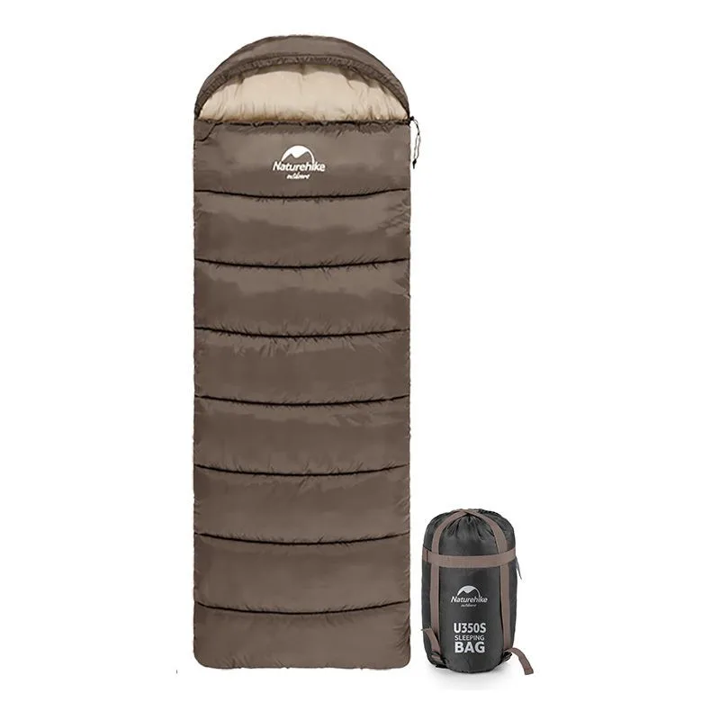 Спальный мешок Naturehike полиэстер 220 см коричневый