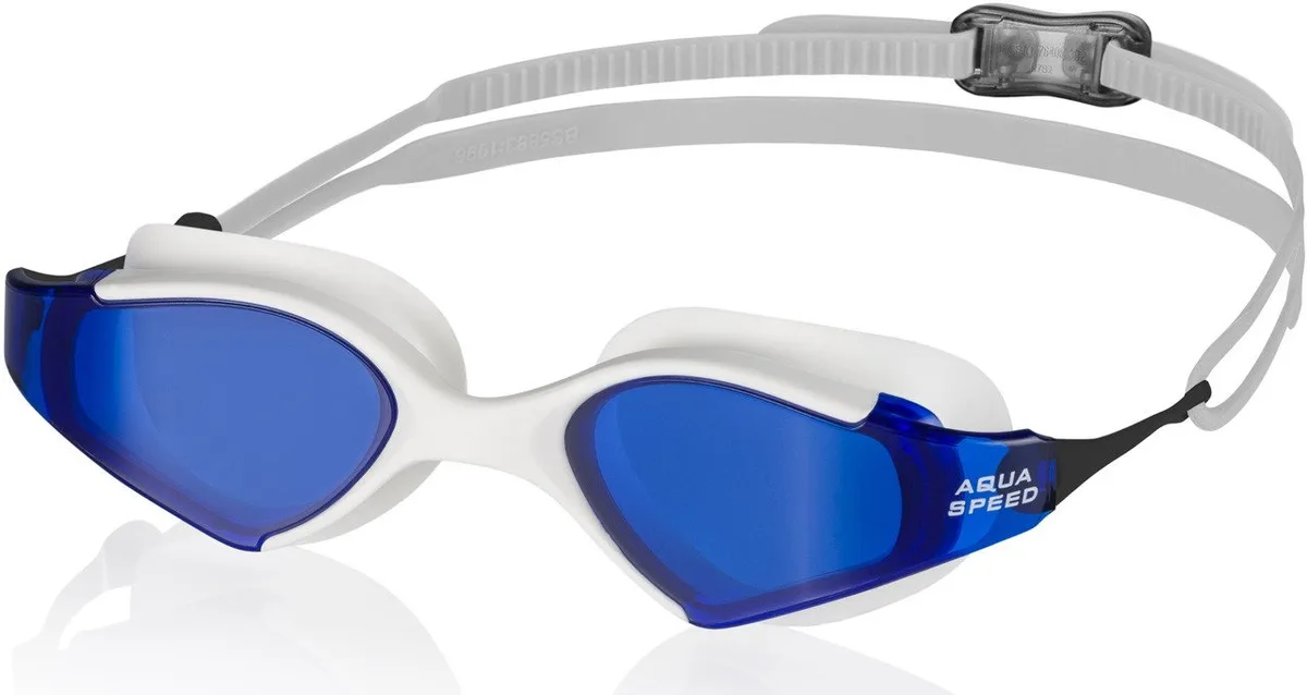 Окуляри для плавання Aqua Speed TPE Уні білий синій