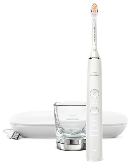 Зубна електрощітка Philips Sonicare Ультразвукова 62000 рухів на хвилину Білий