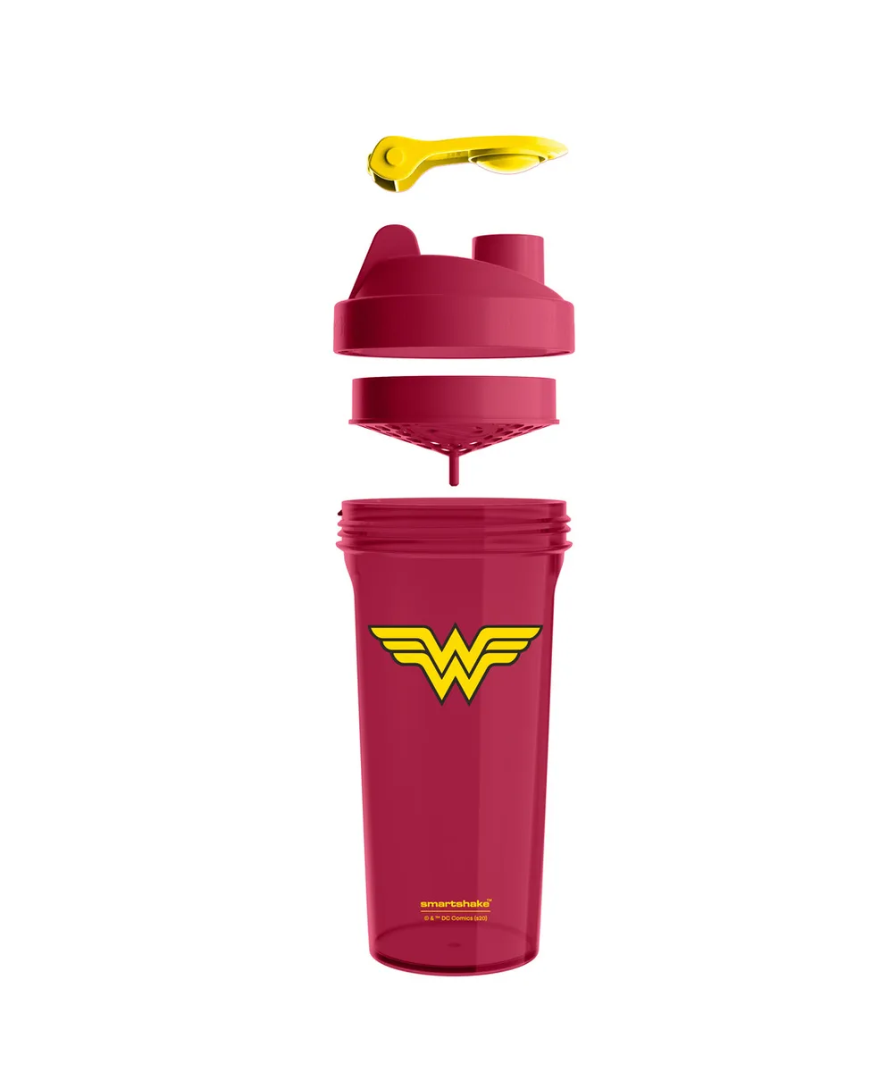 Шейкер спортивний SmartShake пластик 800 мл Бордовий