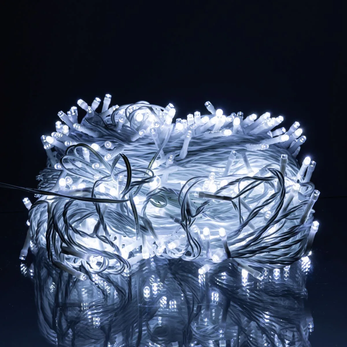 Гірлянда світлодіодна вулична 50 м 500 LED білий провід