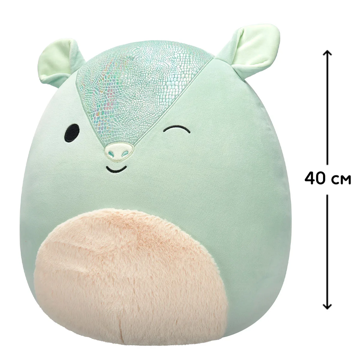 М'яка іграшка Squishmallows поліестер 40 см Броненосець Арілла