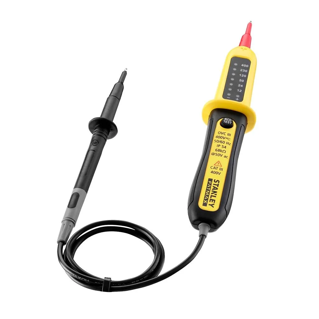 Цифровий вольтметр Stanley, діапазон 3-400В, захист IP54.