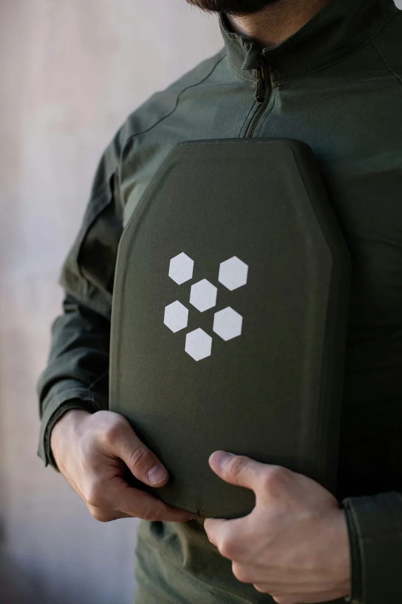 Керамическая плита Украинская Броня SA4, тип Stand Alone, класс защиты ДСТУ 6, размер M.