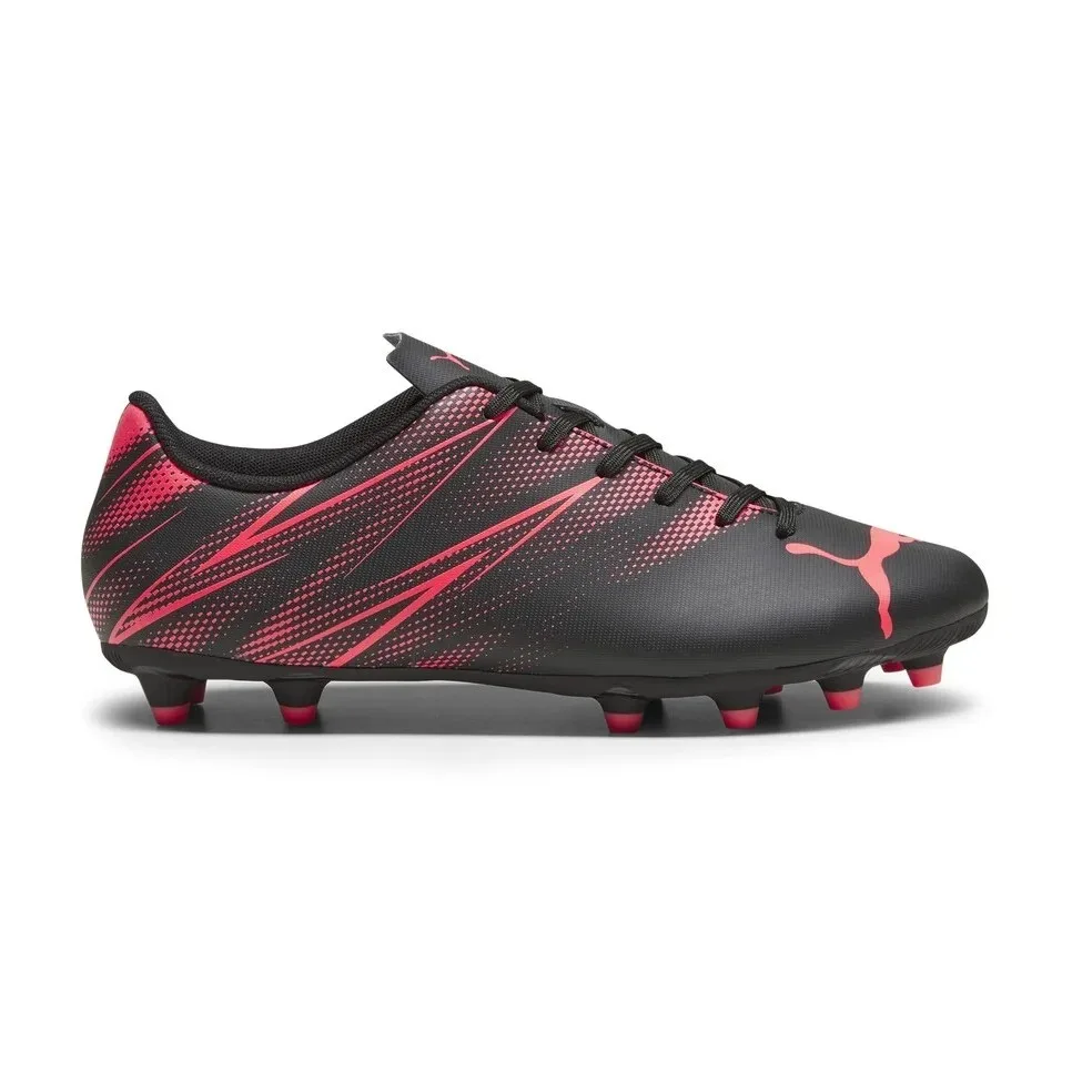 Бутси Puma синтетичні 43 чорні з акцентами Fire Orchid для футболу