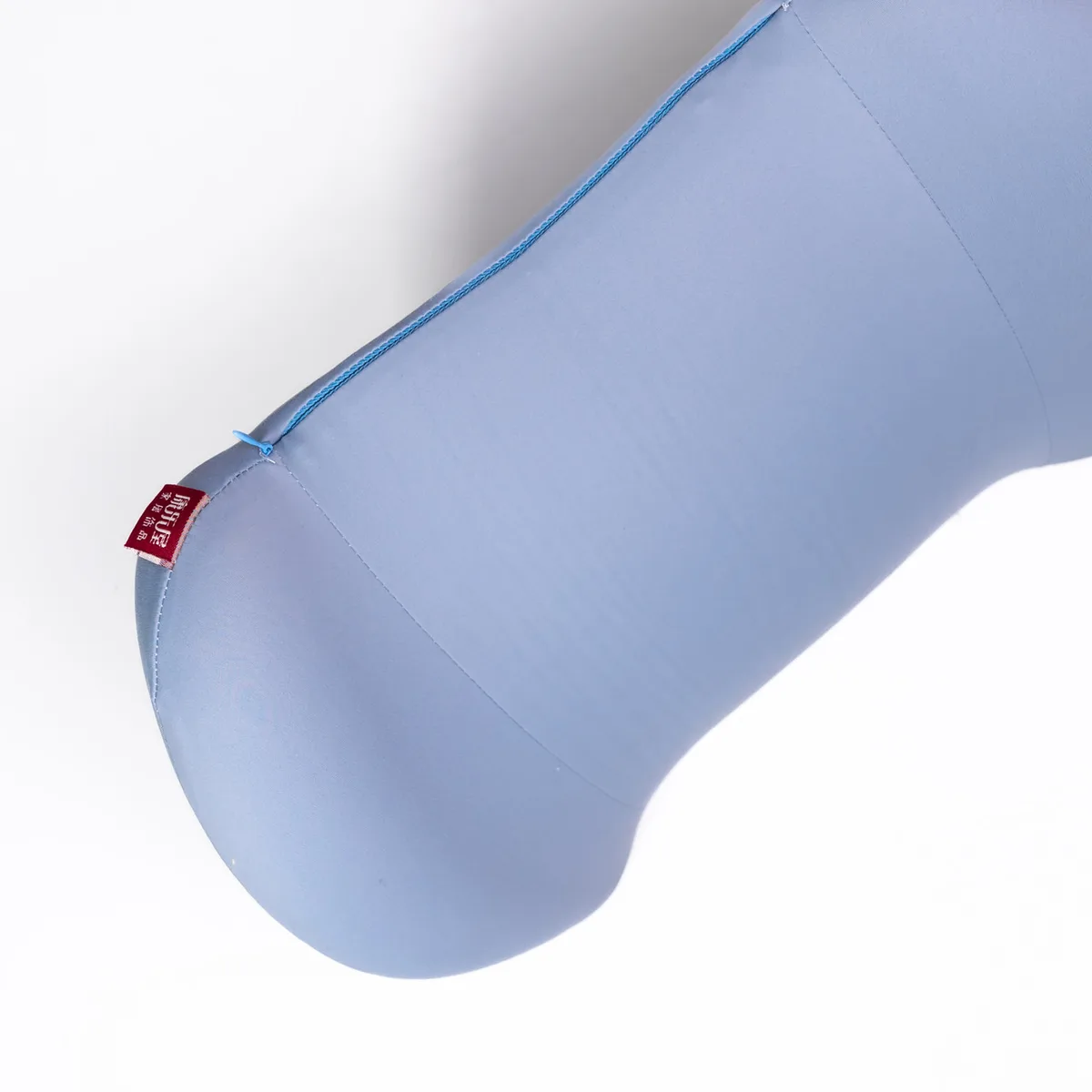 Подушка для поясницы Minimal Memory Foam 37х28х10 см матовый трикотаж голубой
