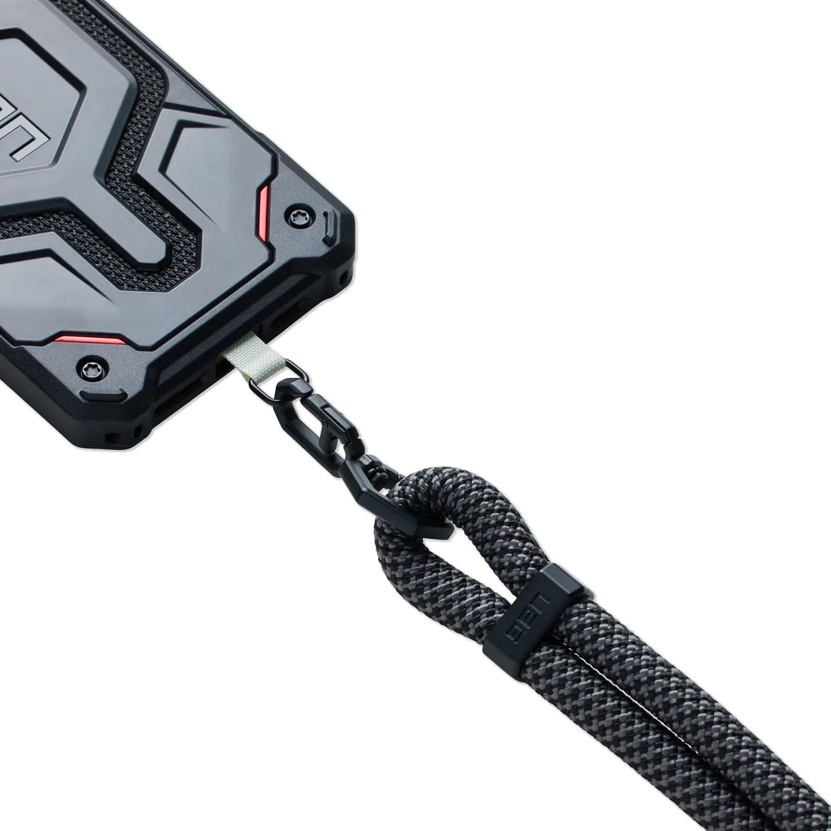 Ремінець через плече UAG для смартфона Civilian(10мм), Graphite/Black
