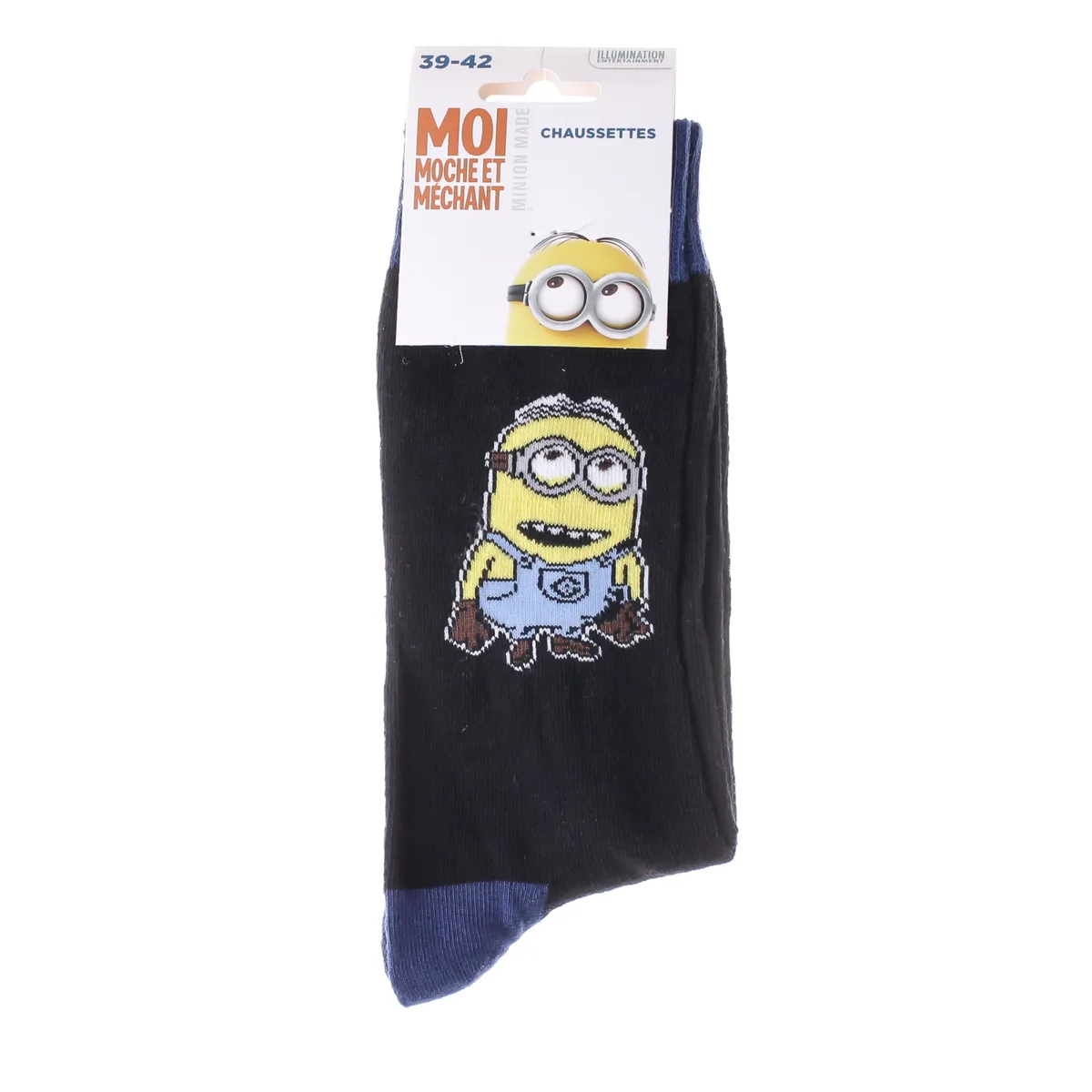 Шкарпетки MINIONS 58% хлопок 39-42 черный