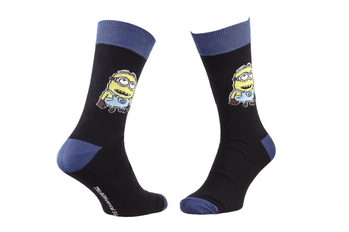 Шкарпетки MINIONS 58% бавовна 39-42 чорний