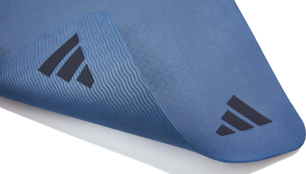 Коврик для йоги Adidas TPE 176х61 см синий 5 мм
