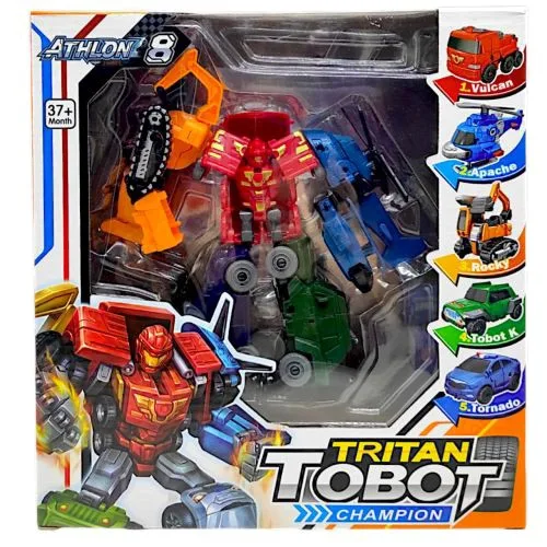 Трансформер Tritan Tobot Champion 18 см ручна трансформація від 3 років