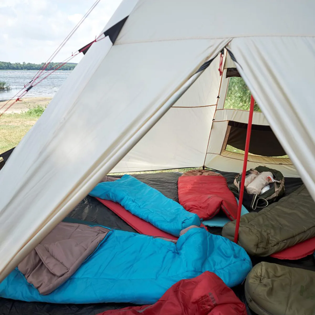 Спальный мешок Grand Canyon Polyester 210х80 см Голубой