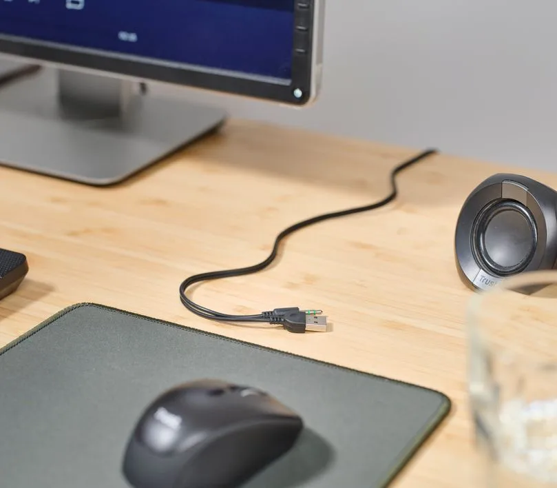 Акустическая система Trust Polo Compact 2.0, USB/AUX, черный