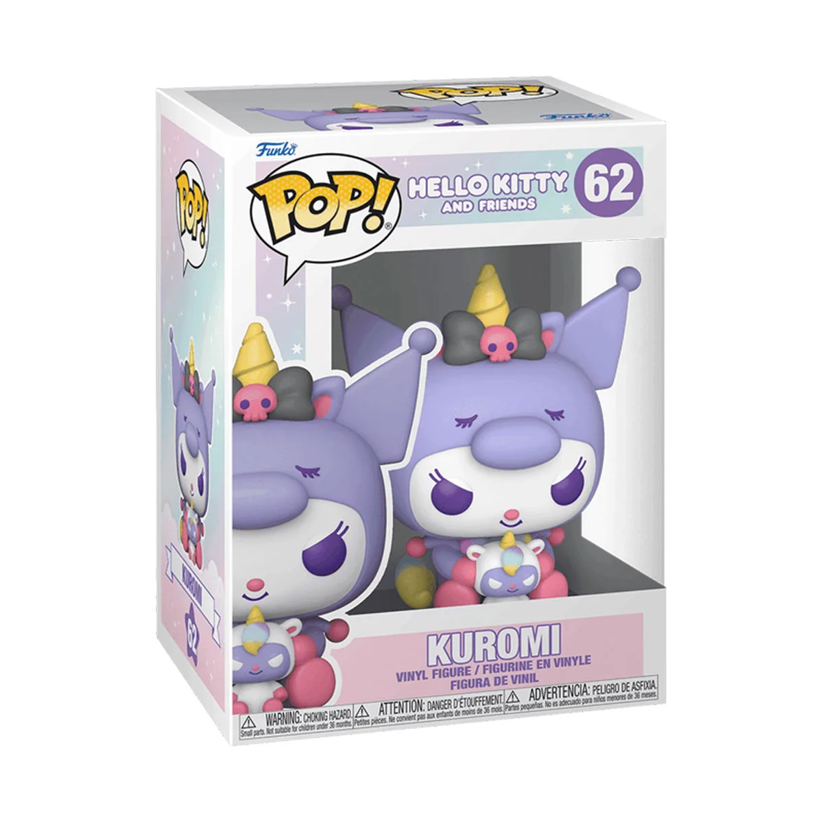 Ігрова фігурка Funko вінілова 6х5,5х11,4 см Куромі Рожева