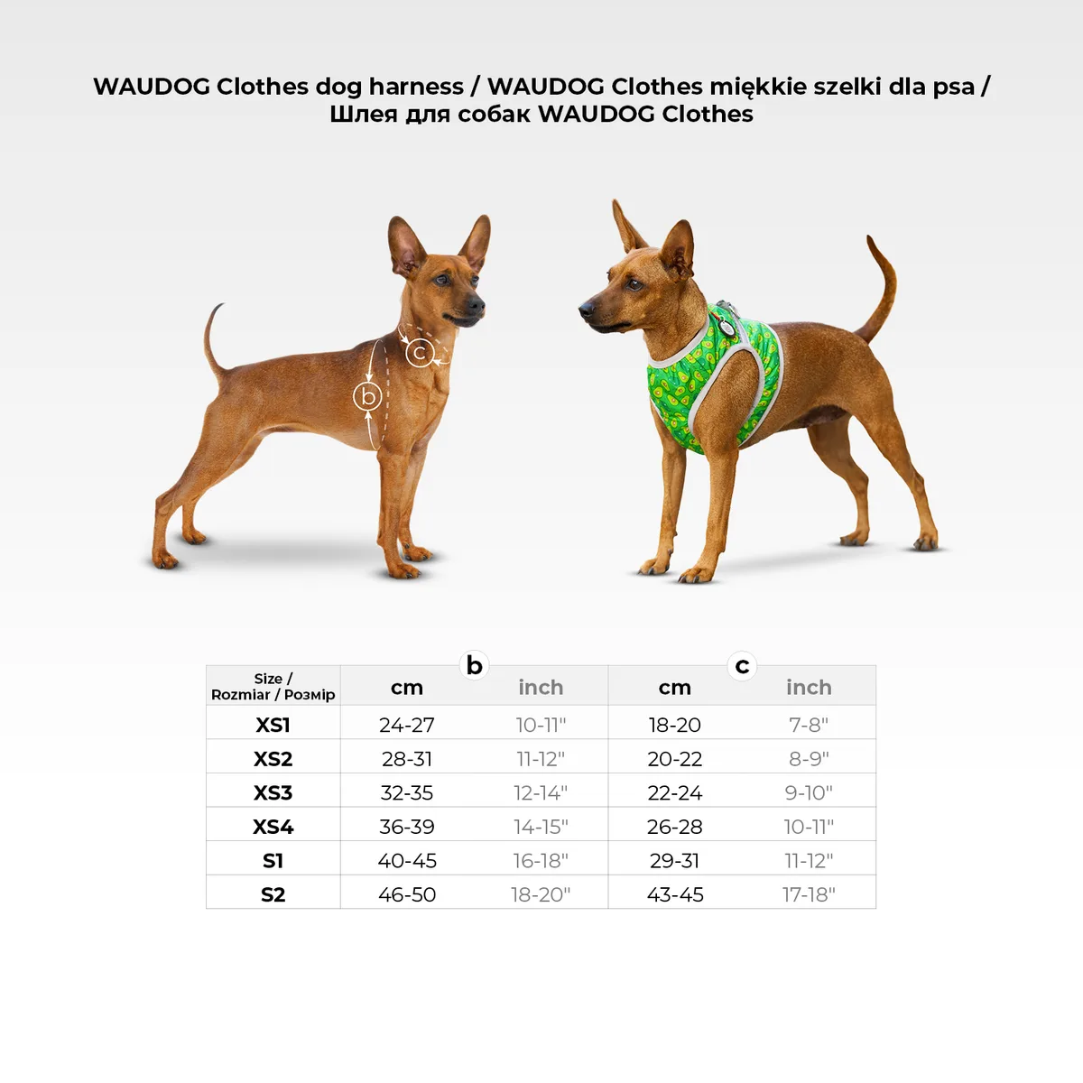 Шлея м'яка WAUDOG Clothes Чудо-жінка 40-45 см Нейлон S1