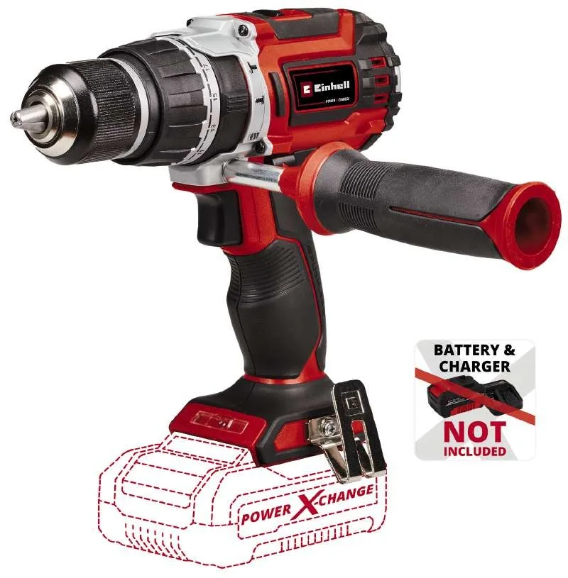 Акумуляторний ударний шурупокрут-дриль Einhell Professional TP-CD 18·60 Li-i BL - Solo PXC 18В 60Нм 0-500·0-20