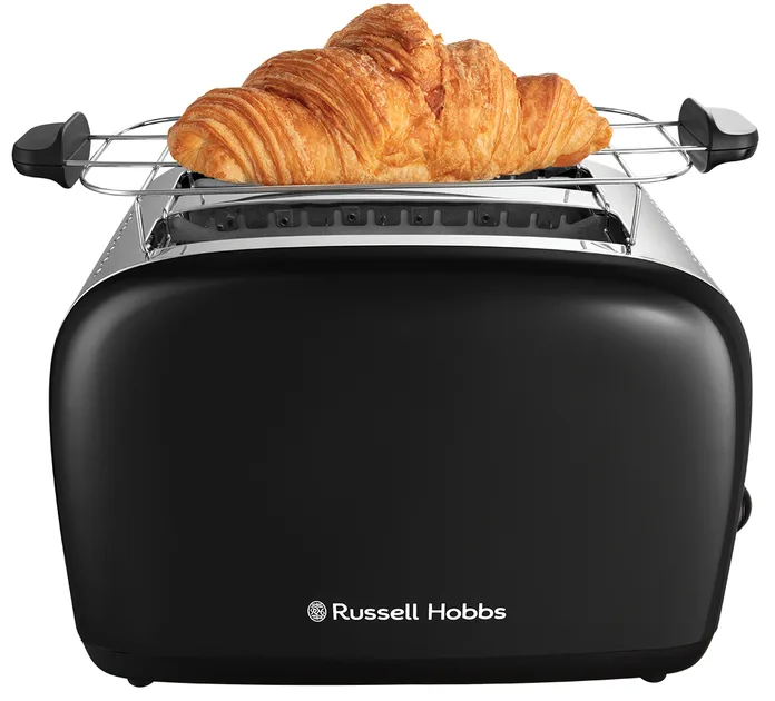 Тостер Russell Hobbs 1600 Вт Нержавіюча сталь 23,3х28,4х15,6 см Чорний