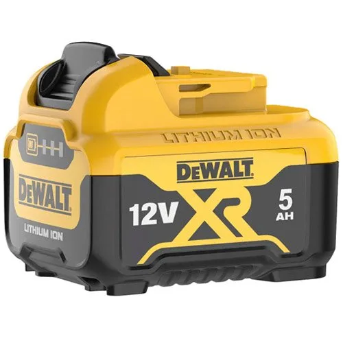 Акумулятор DeWalt 12В Li-Ion 5А·год вагою 0.42кг