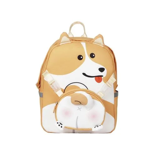 Рюкзак 2в1 Supercute Собака для дітей помаранчевий сумка рюкзак для школи та прогулянок