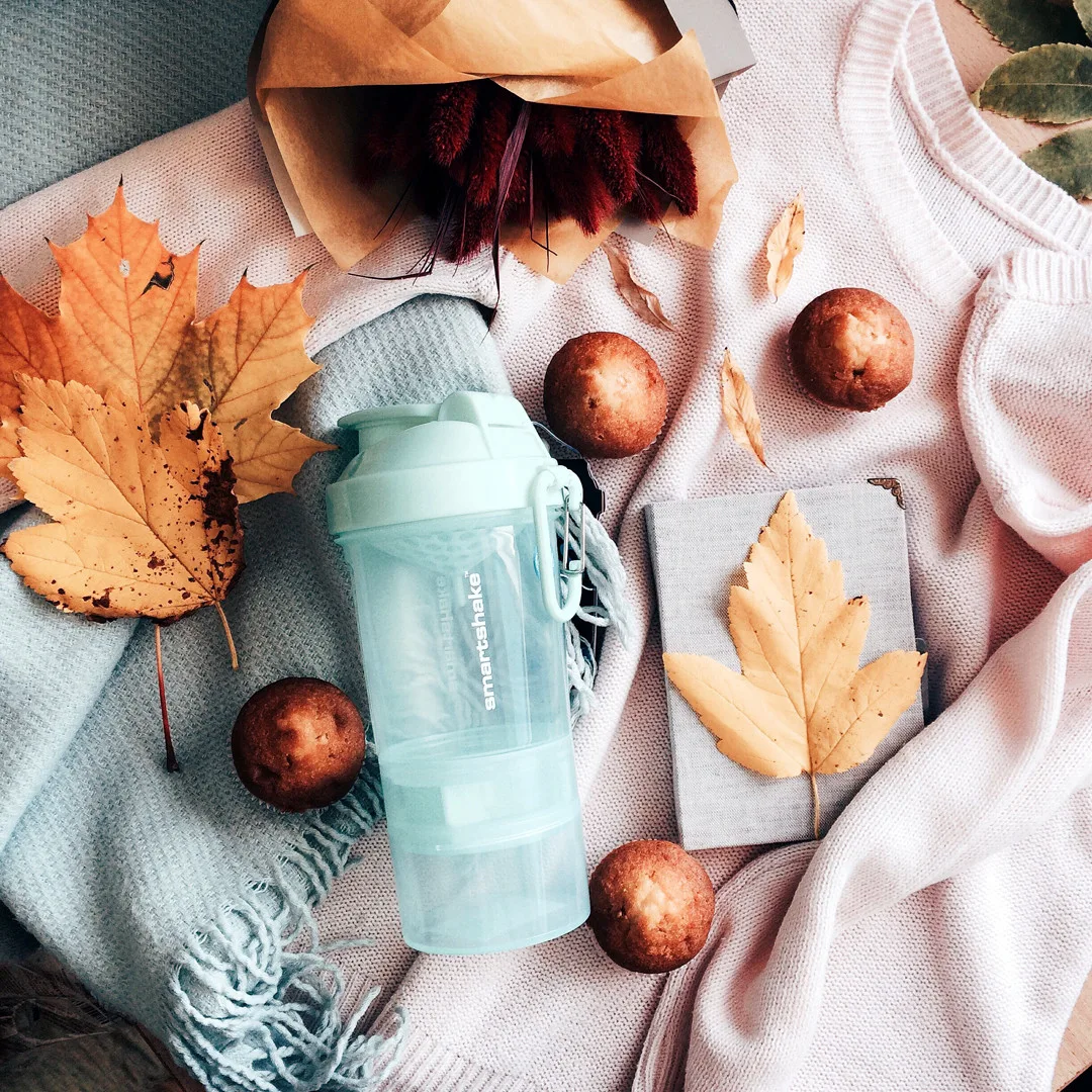 Шейкер спортивний SmartShake 600 мл зелений пластик 3 відсіки