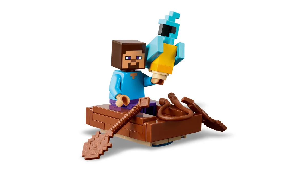 Конструктор LEGO Minecraft Будинок з вибухівки Пластик Різнокольоровий