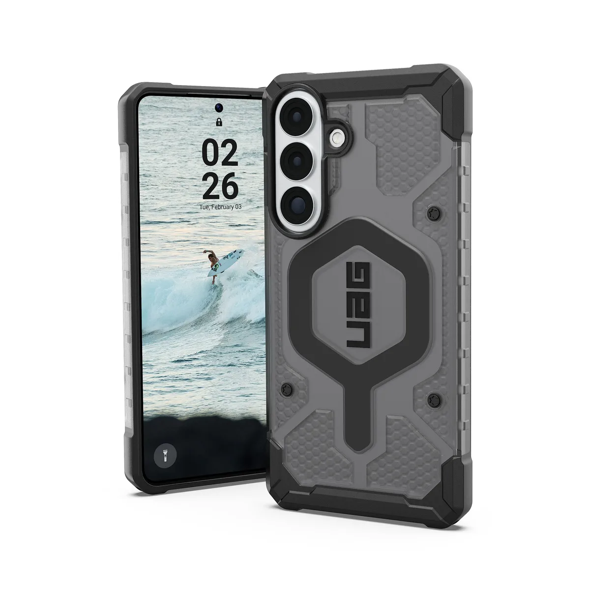 Чохол UAG полікарбонат для Samsung Galaxy S26+ прозорий чорний