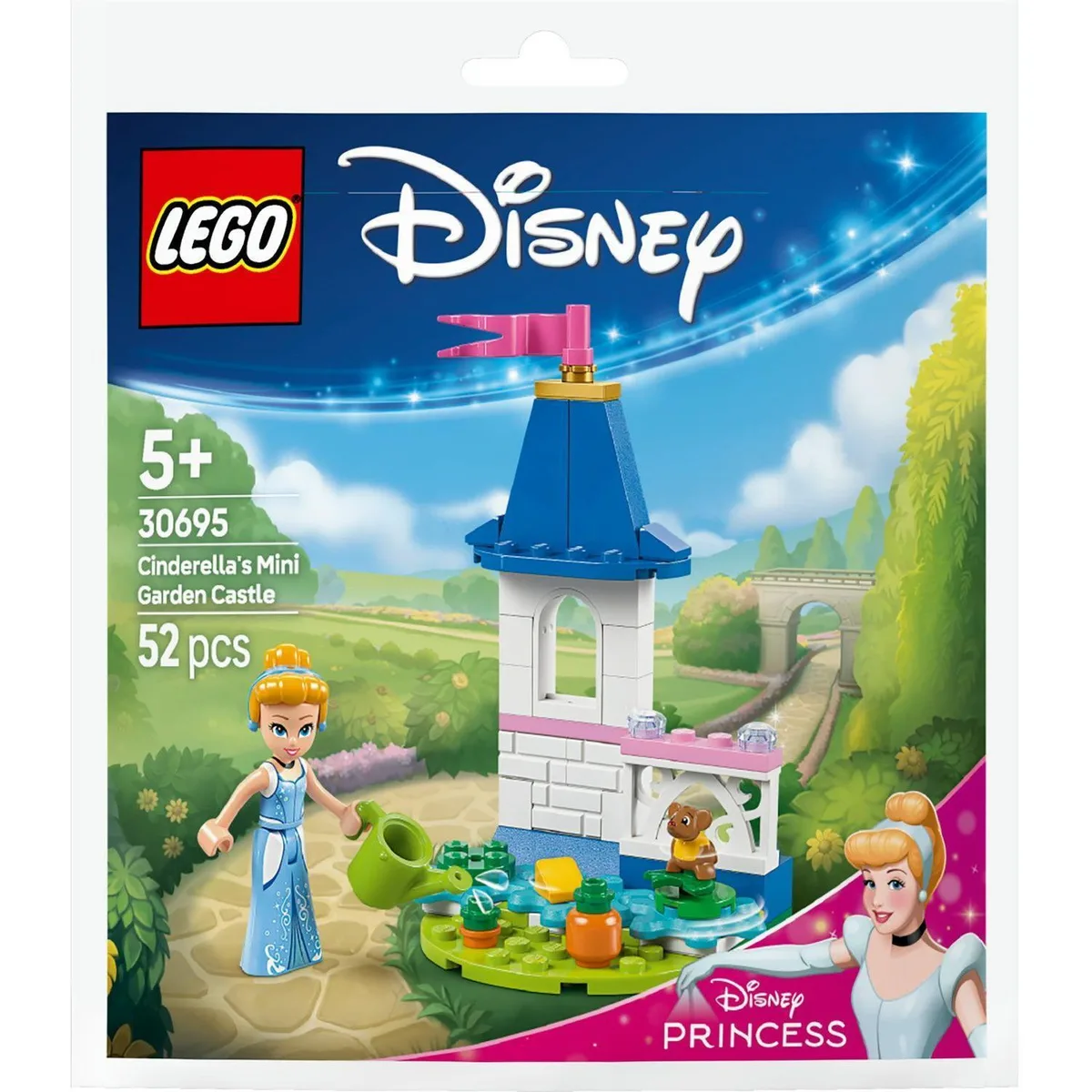 Конструктор LEGO Disney Princess 85 деталей різнокольоровий замок Попелюшки в саду