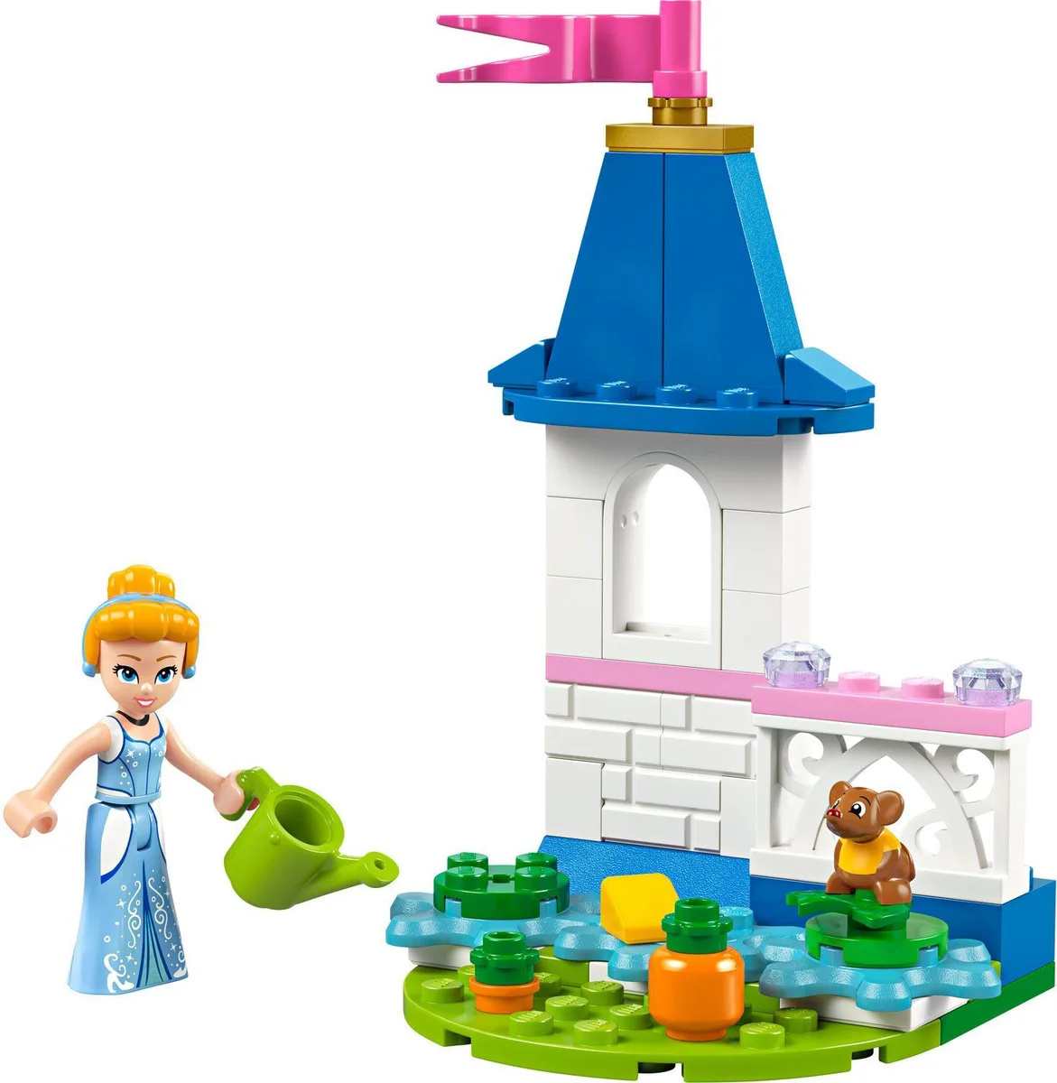 Конструктор LEGO Disney Princess 85 деталей різнокольоровий замок Попелюшки в саду