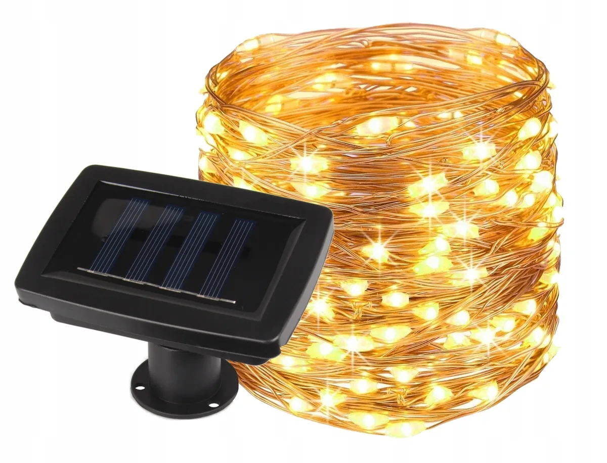 Сонячна гірлянда MasterLED пластикова 52 м тепле світло 500 LED IP44