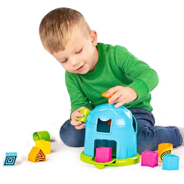 Сортер Fat Brain Toys різнокольоровий 21х18х18 см