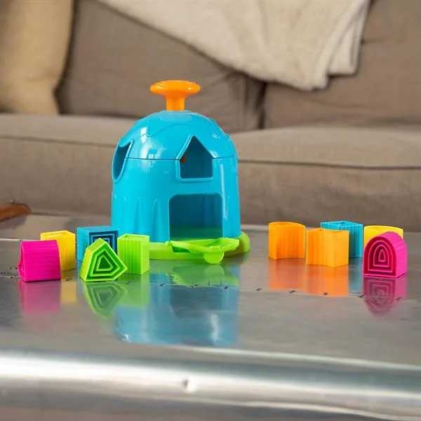 Сортер Fat Brain Toys різнокольоровий 21х18х18 см