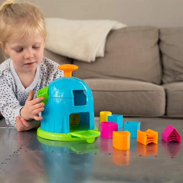 Сортер Fat Brain Toys різнокольоровий 21х18х18 см