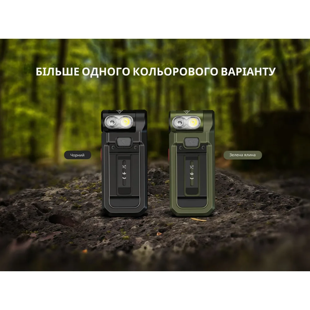 Ліхтар ручний Fenix LED 81,2х35х18 мм чорний 150 лм USB Type-C