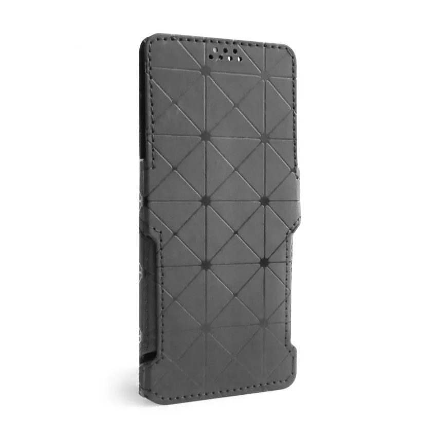 Чохол-книжка Status шкірозамінник 6.5'' сірий