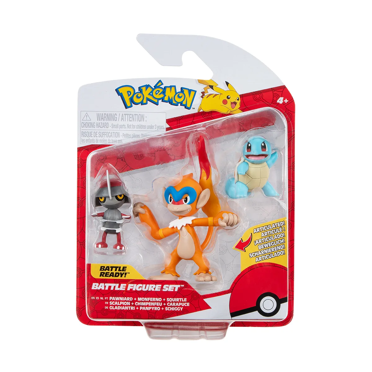 Набір ігрових фігурок Pokemon полімерні 7,6 см 5 см