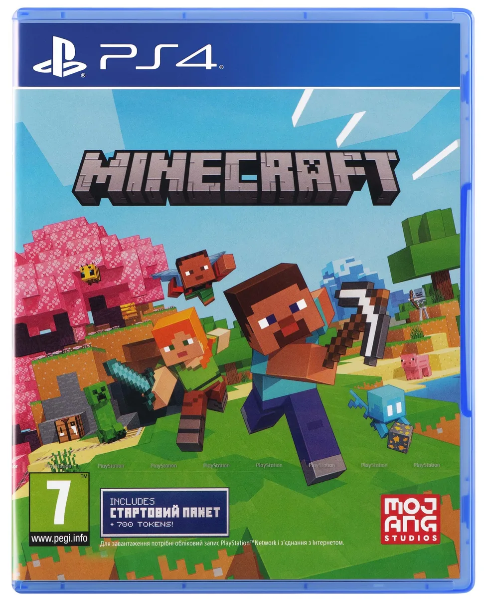 Гра консольна PS4 Minecraft, BD диск