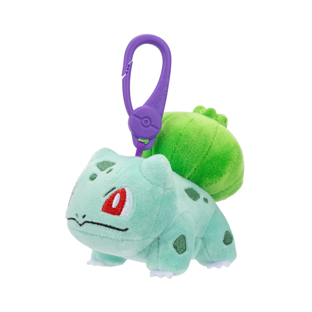 М'яка іграшка Pokemon поліестер 9х10х7,75 см Бульбазавр на кліпсі