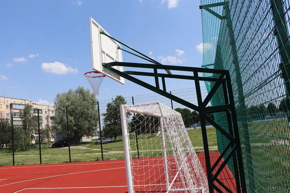Баскетбольна стійка X2 сталева 3,05 м під щит 1800х1050 мм