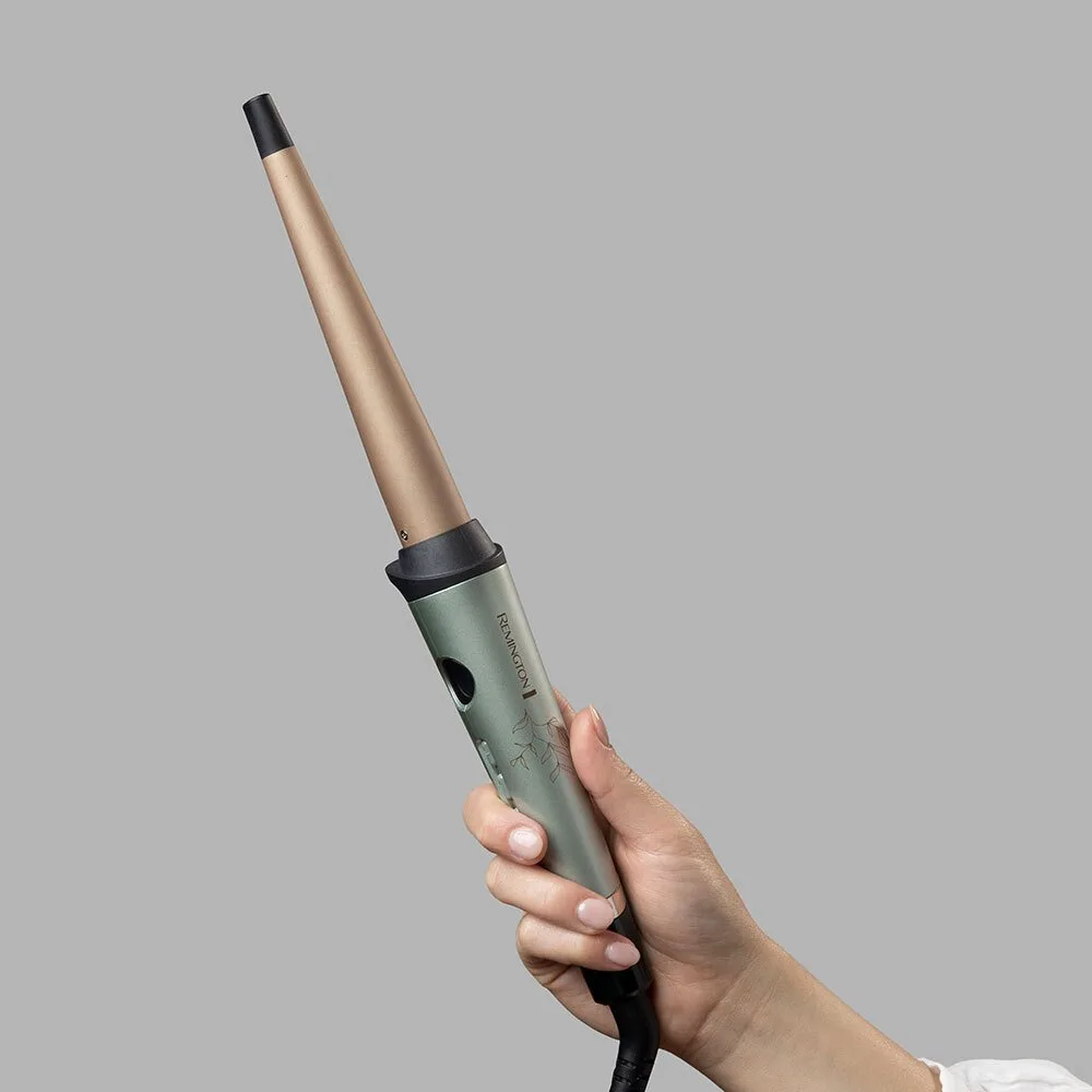 Конусна плойка Remington Botanicals, 43 Вт, 10 температурних режимів, діаметр 13-25 мм, температура 130-210°C, іонізація, керамічн