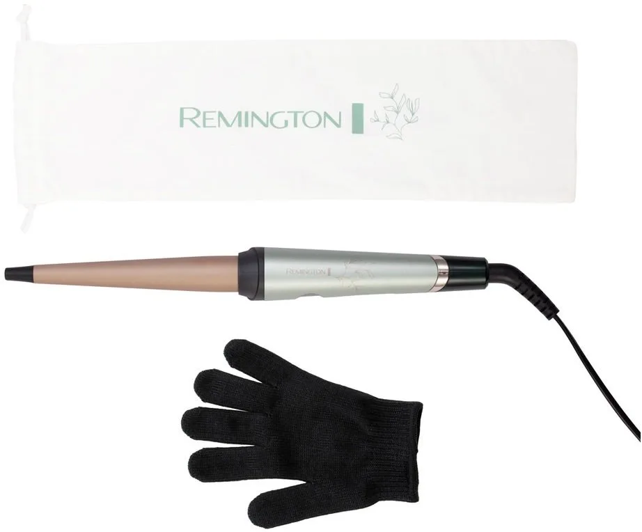 Конусна плойка Remington Botanicals, 43 Вт, 10 температурних режимів, діаметр 13-25 мм, температура 130-210°C, іонізація, керамічн
