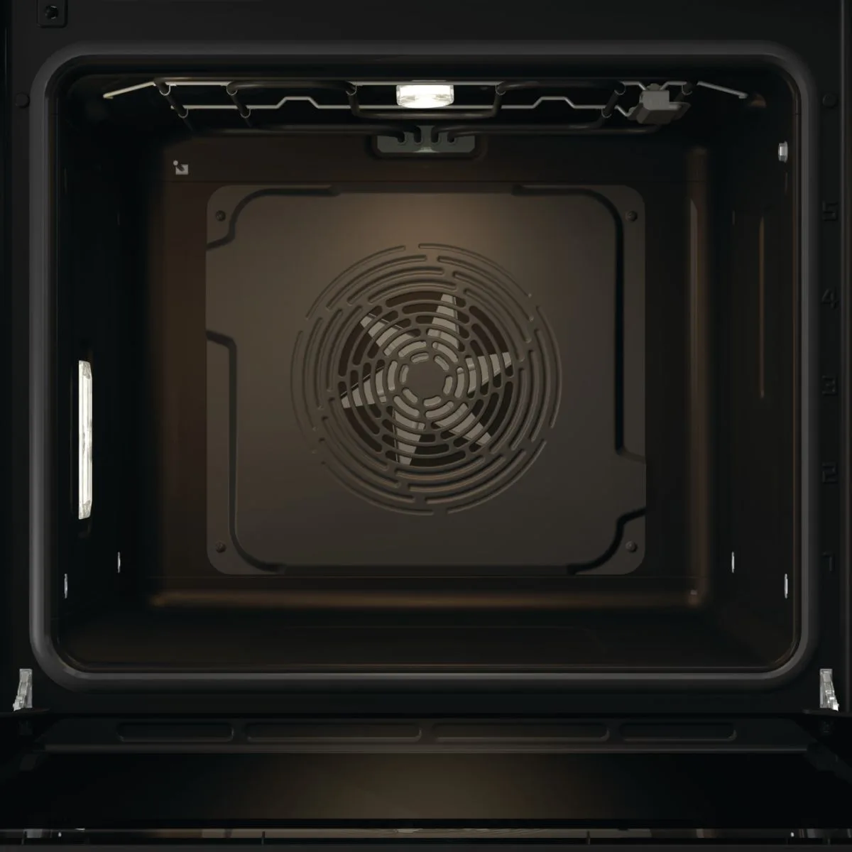 Електрична духова шафа Gorenje, 77 л, клас енергоефективності A+, з паровою функцією, дисплеєм та Wi-Fi, чорного кольору.