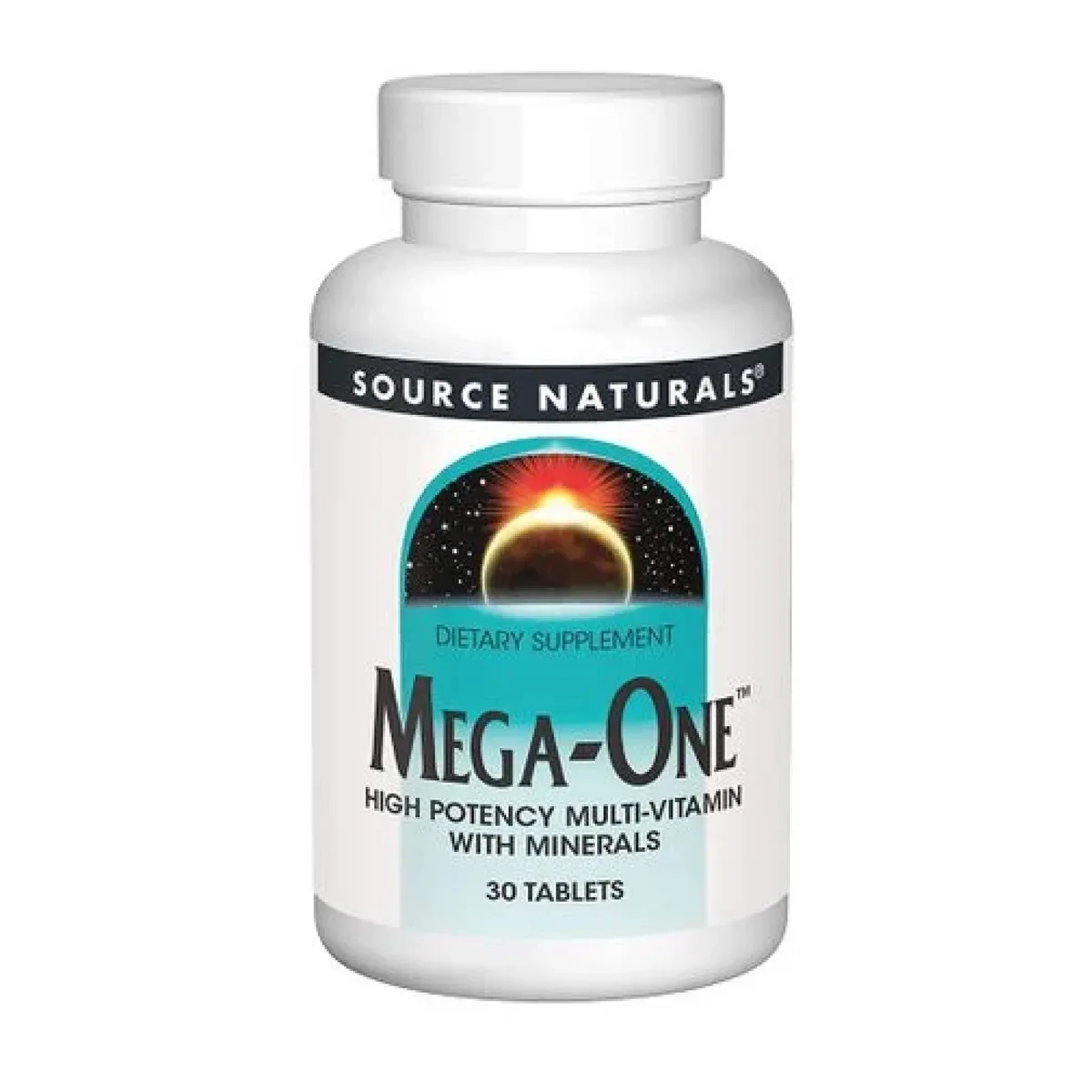 Мультивітаміни Mega-One Source Naturals 30 таблеток дієтична добавка